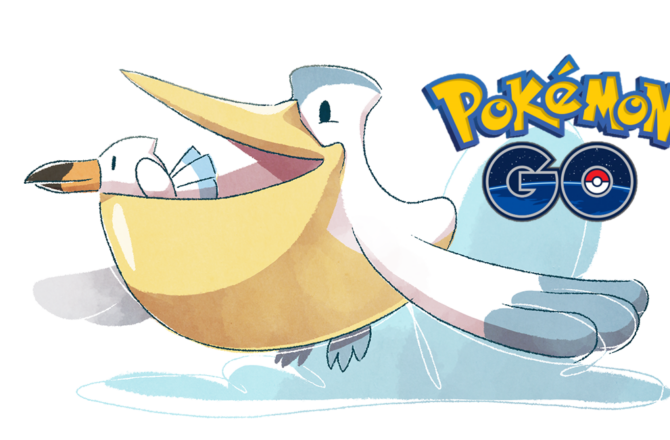 【Pokemon GO】大嘴鷗｜第三代水與飛行系寶可夢