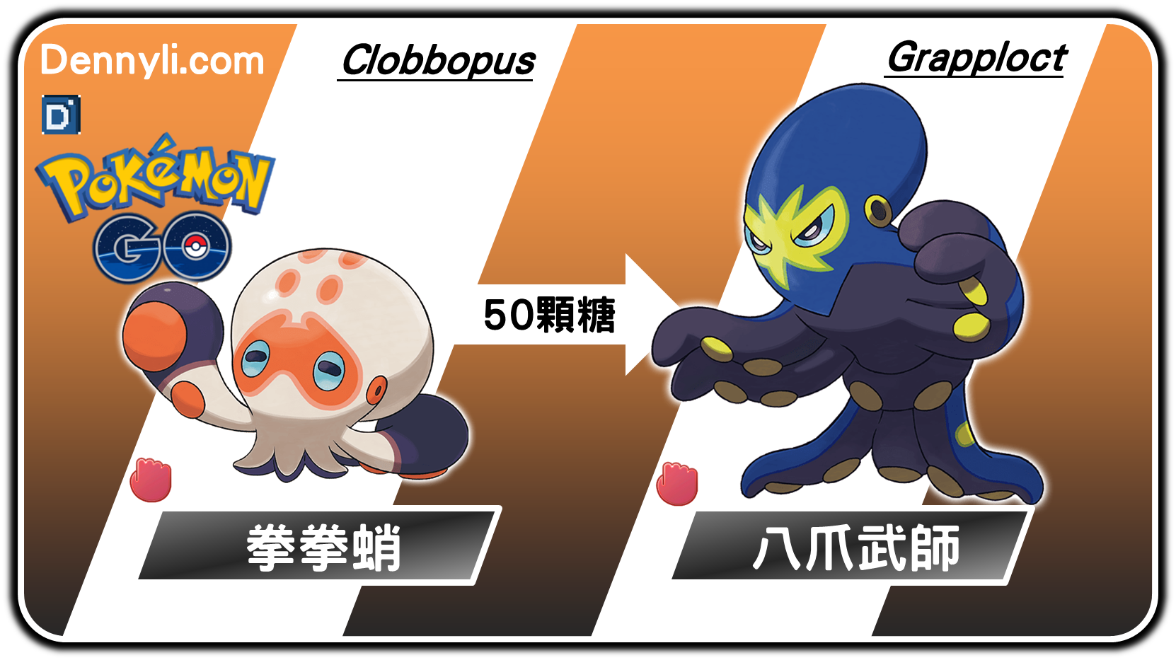 精靈寶可夢八爪武師進化階段